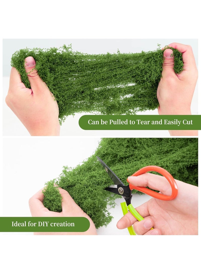 Anmi 200g Dark Green Artificial Moss Fake Moss, Artificial Grass for Indoor Plants, DIY Crafts, Fairy Garden, Potted Decor, Model Making, Glass Containers & Home Wall Decoration - Image 3